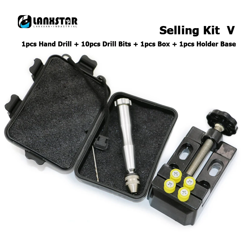 New Manual Drill Durable Hand Twist Drilling Carving Punching Hole Mini Handle Drill Kit
New Manual Drill Durable Hand Twist Drilling Carving Punching Hole Mini Handle Drill Kit