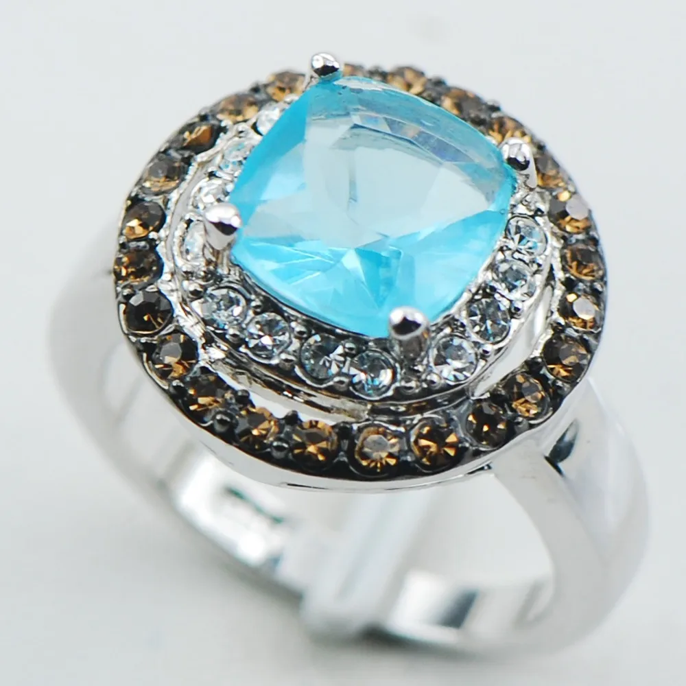 Simulated Aquamarine 925 Sterling Silver Top Quality Fancy Jewelry wedding Ring Size 6 7 8 9 10 F1101
Simulated Aquamarine 925 Sterling Silver Top Quality Fancy Jewelry wedding Ring Size 6 7 8 9 10 F1101