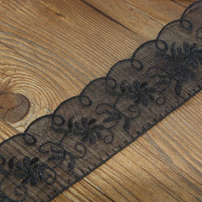 3YARDS black Net Dress Lace Trim Embroidery Lace Accessories 6.5cm Width Free Shipping
3YARDS black Net Dress Lace Trim Embroidery Lace Accessories 6.5cm Width Free Shipping