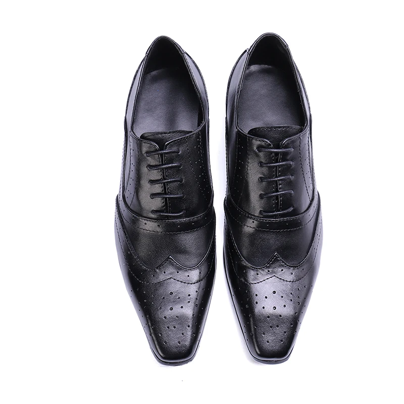 Korean style of the pattern business dress shoes square head British style handmade men's cattlehide shoes suit wedding Shoes
Korean style of the pattern business dress shoes square head British style handmade men's cattlehide shoes suit wedding Shoes