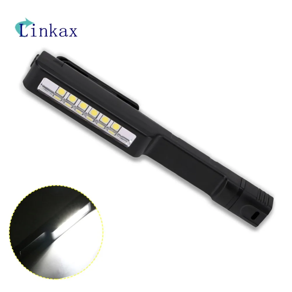 Super Bright Light 6*SMD LED Flashlight Built-in Magnets Torch Power By 3*AAA Batteries Black/Red/Blue/Yellow Color Led Light
Super Bright Light 6*SMD LED Flashlight Built-in Magnets Torch Power By 3*AAA Batteries Black/Red/Blue/Yellow Color Led Light