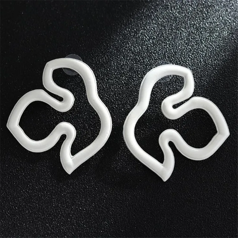Punk Style Special Design Big Flower Earrings For Women Hyperhole Statement Jewelry Charm Dangle Drop Earring Hot Sale | Украшения и