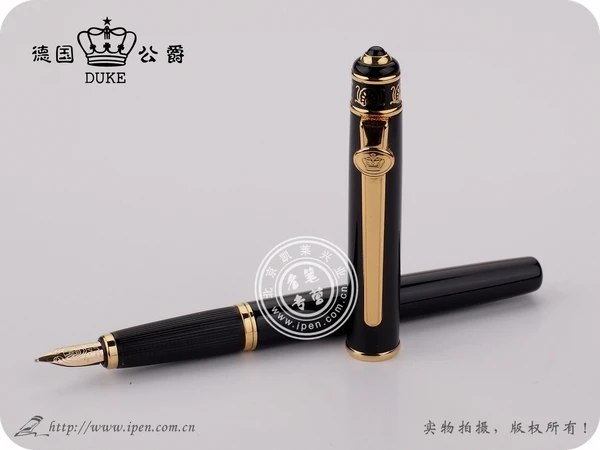 Duke 8K fountain pens ink pen fountain pen Classic luxury noble gift golden black FREE shipping
Duke 8K fountain pens ink pen fountain pen Classic luxury noble gift golden black FREE shipping