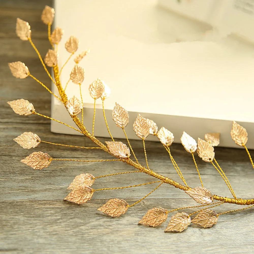 Greece Branch Pageant Wedding Headband Prom Bridal Headdress Chinese Bride Headpiece Gold Leaf Crown For Women Head Hair Jewelry
Greece Branch Pageant Wedding Headband Prom Bridal Headdress Chinese Bride Headpiece Gold Leaf Crown For Women Head Hair Jewelry