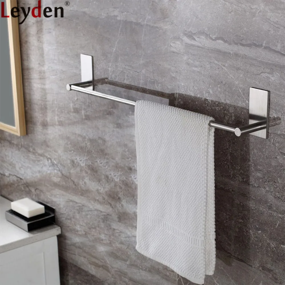 Leyden Single Towel Bar New Stainless Brushed Wall Mounted Adhesive Towel Holder For Bathroom Accessories SIngle Towel Bar
Leyden Single Towel Bar New Stainless Brushed Wall Mounted Adhesive Towel Holder For Bathroom Accessories SIngle Towel Bar