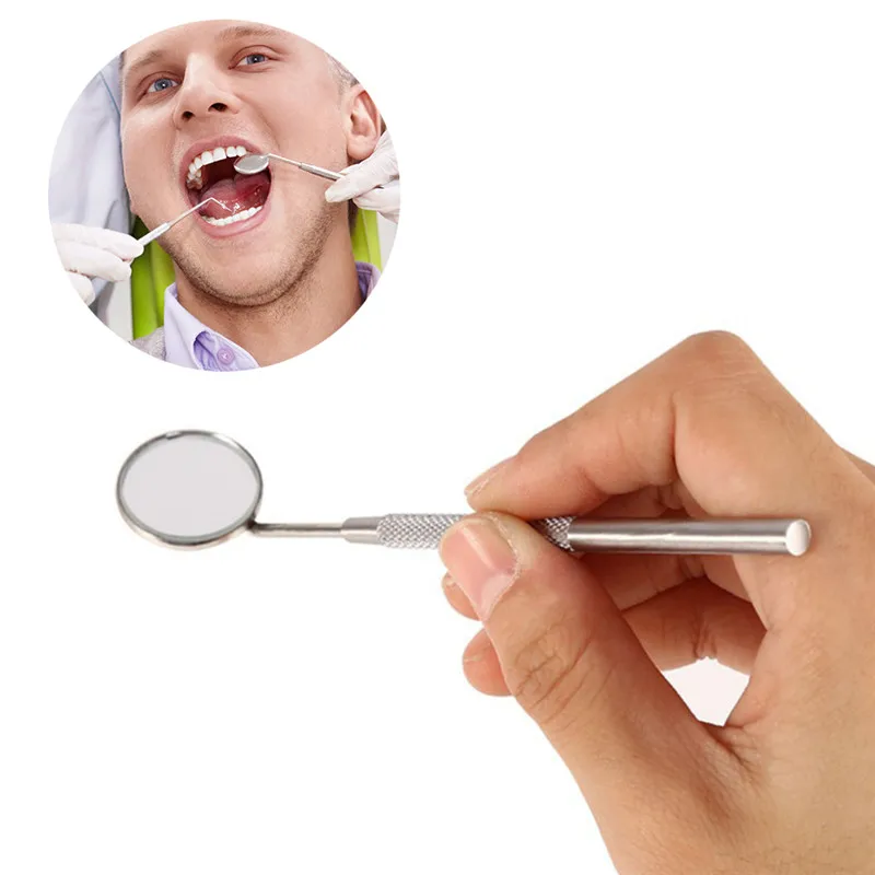 Mini Stainless Steel Handle Dental Mirror Tool Instrument Auto Dentist Oral for Teeth Cleaning Inspection Detachable Mirror Head
Mini Stainless Steel Handle Dental Mirror Tool Instrument Auto Dentist Oral for Teeth Cleaning Inspection Detachable Mirror Head