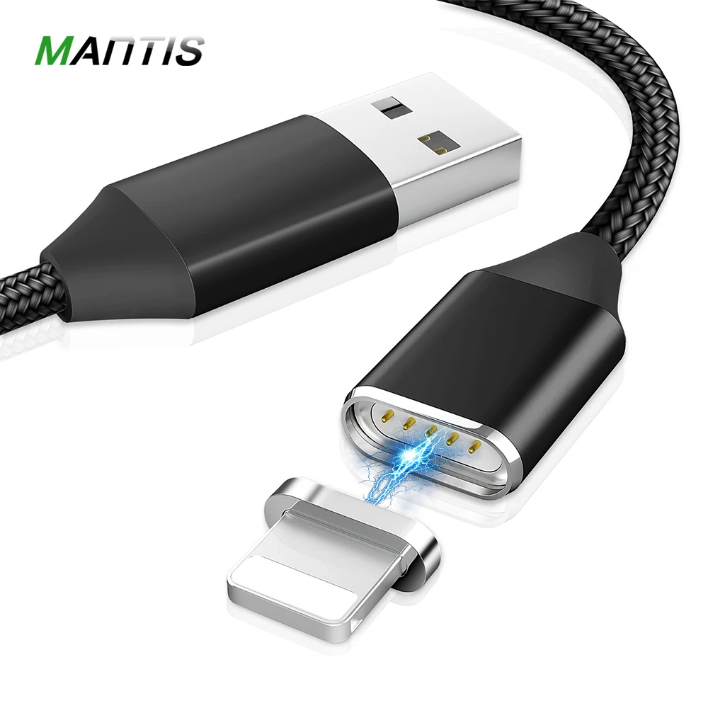 Магнитный usb-кабель MANTIS для iPhone X зарядный кабель Apple 6 6s 7 8 Plus XR XS Max 5 5S | Мобильные