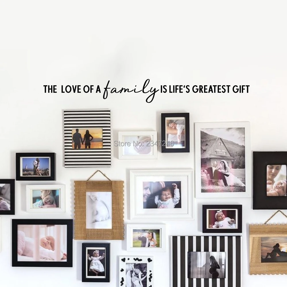 The Love a Family is Life Gift Quote Wall Decal Art Vinyl Sticker Living Room Decor for Photo Wall Decoration
The Love a Family is Life Gift Quote Wall Decal Art Vinyl Sticker Living Room Decor for Photo Wall Decoration