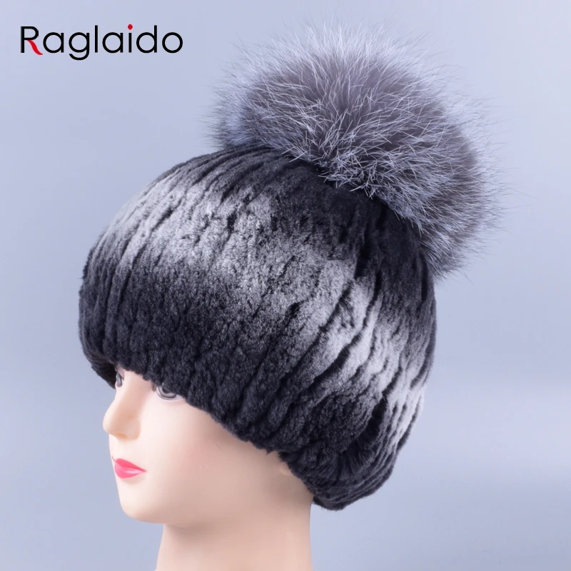 Real Womens Rabbit Fur Hats fox fur pompons of fur for hats winter knitted beanie caps Genuine Natural fur female hat LQ11264
Real Womens Rabbit Fur Hats fox fur pompons of fur for hats winter knitted beanie caps Genuine Natural fur female hat LQ11264