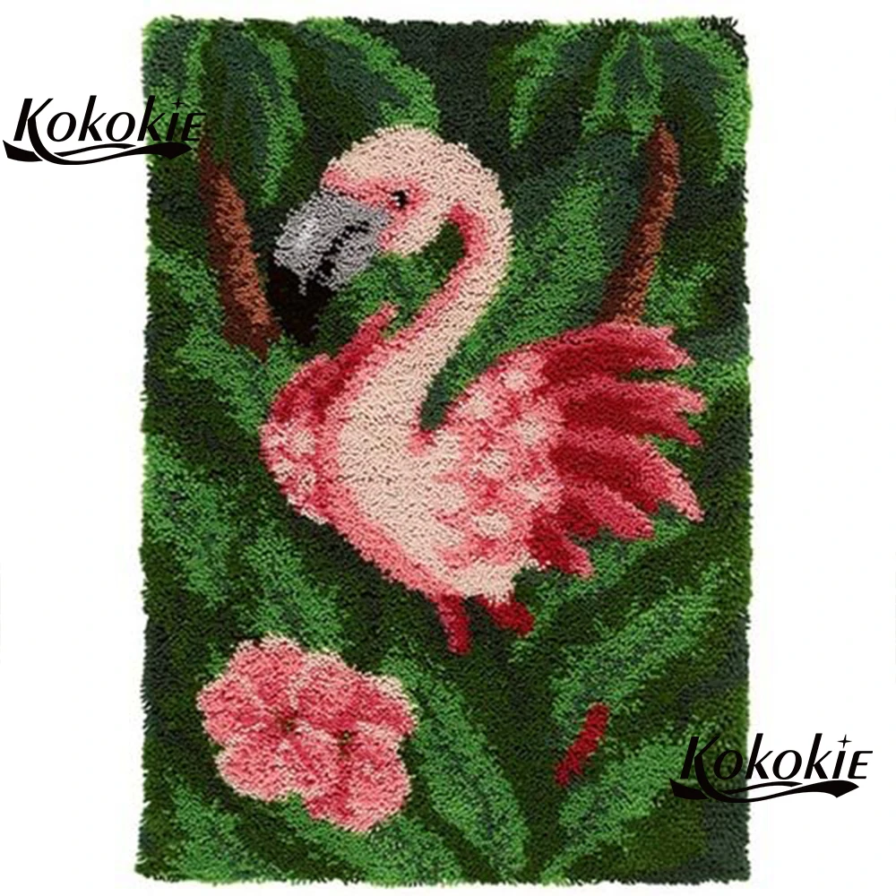 DIY latch hook rug tapestry kits 3d canvas printing flamingo foamiran for needlework accessories knooppakket klink haak kleed
DIY latch hook rug tapestry kits 3d canvas printing flamingo foamiran for needlework accessories knooppakket klink haak kleed