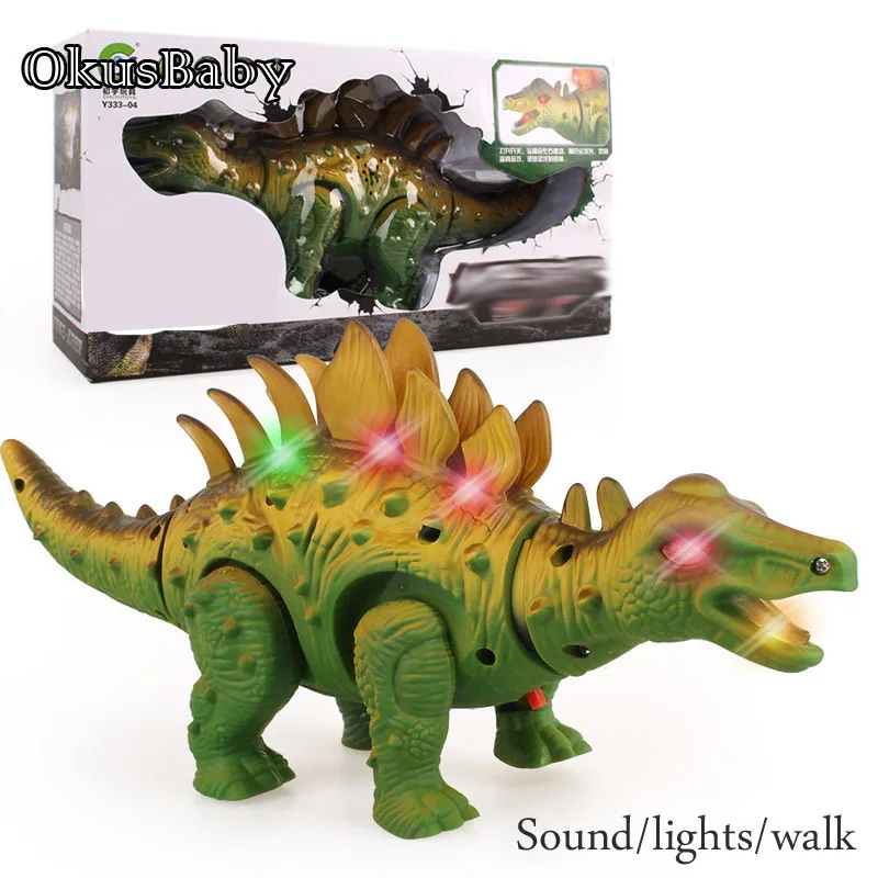 Electric Children's Simulation Sound and Lights Walking Dinosaur Swing Head Tail Toys Model For Kids Christmas Gift
Electric Children's Simulation Sound and Lights Walking Dinosaur Swing Head Tail Toys Model For Kids Christmas Gift