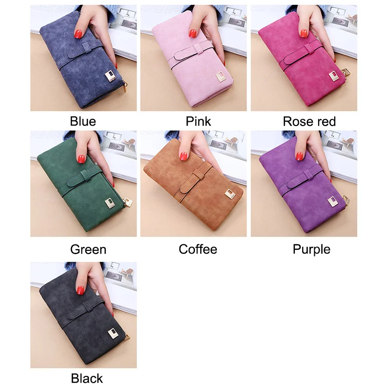 New Arrival Women Long Wallet Frosted PU Leather Purse with Zipper Pocket Long Female Wallet
New Arrival Women Long Wallet Frosted PU Leather Purse with Zipper Pocket Long Female Wallet