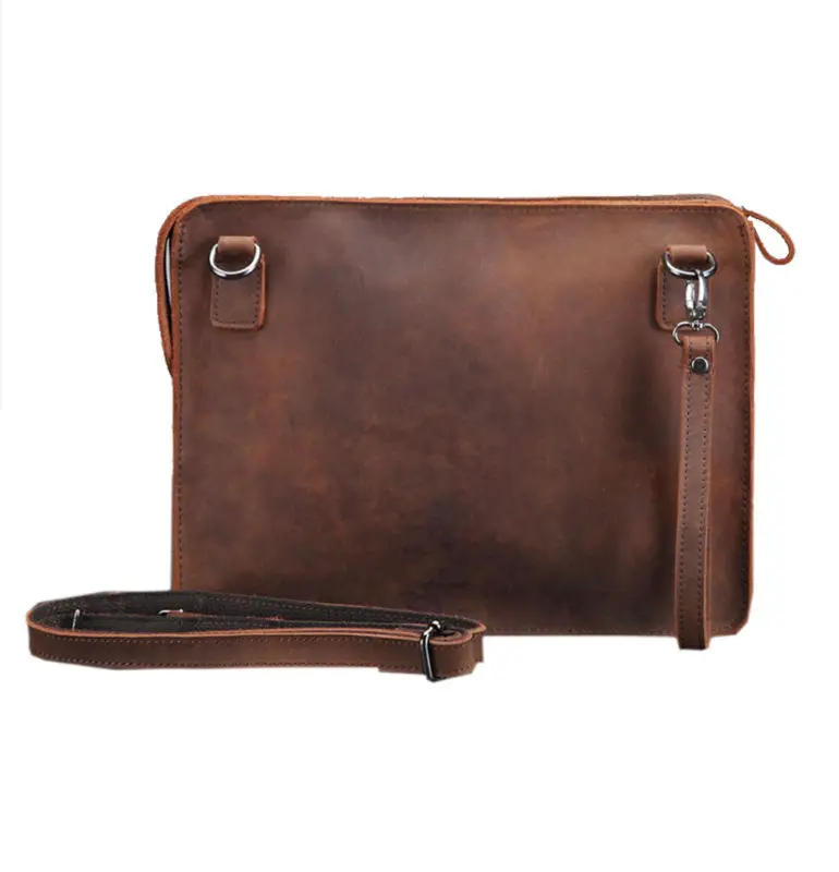 Men's Crazy Horse Leather Messenger Shoulder Pack Documents Business Portable Clutch Bag Portable Waist Bag
Men's Crazy Horse Leather Messenger Shoulder Pack Documents Business Portable Clutch Bag Portable Waist Bag
