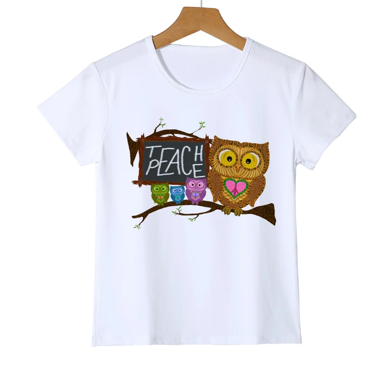 Summer Kids Owl T Shirt New Fashion Kawai Spring Clothing Tops Boys/Girls/Baby Animal Owl Print T-shirt Printed Clothes Z20-2
Summer Kids Owl T Shirt New Fashion Kawai Spring Clothing Tops Boys/Girls/Baby Animal Owl Print T-shirt Printed Clothes Z20-2