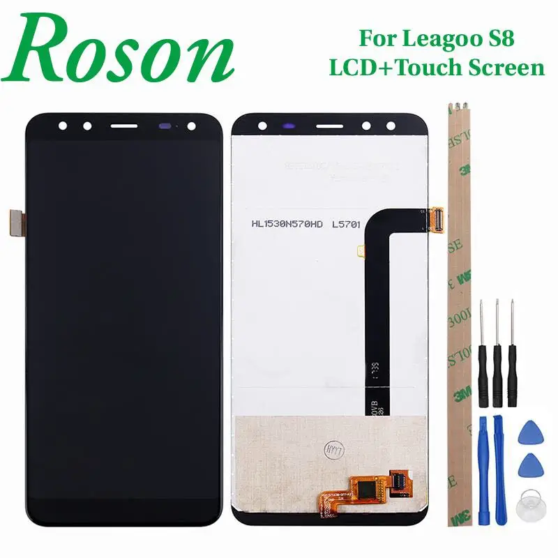 Roson для Leagoo S8 ЖК-дисплей Дисплей и сенсорный экран Экран 5,7 "для ремонта и сборки Запчасти для Leagoo S8 телефон с инструментами и клей + Защитная п...
Roson для Leagoo S8 ЖК-дисплей Дисплей и сенсорный экран Экран 5,7 "для ремонта и сборки Запчасти для Leagoo S8 телефон с инструментами и клей + Защитная п...