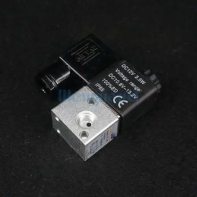 DC12V 3V1-06 3 Port 2 Position 1/8" BSP Normally Closed Solenoid Air Valve Coil Led
DC12V 3V1-06 3 Port 2 Position 1/8" BSP Normally Closed Solenoid Air Valve Coil Led