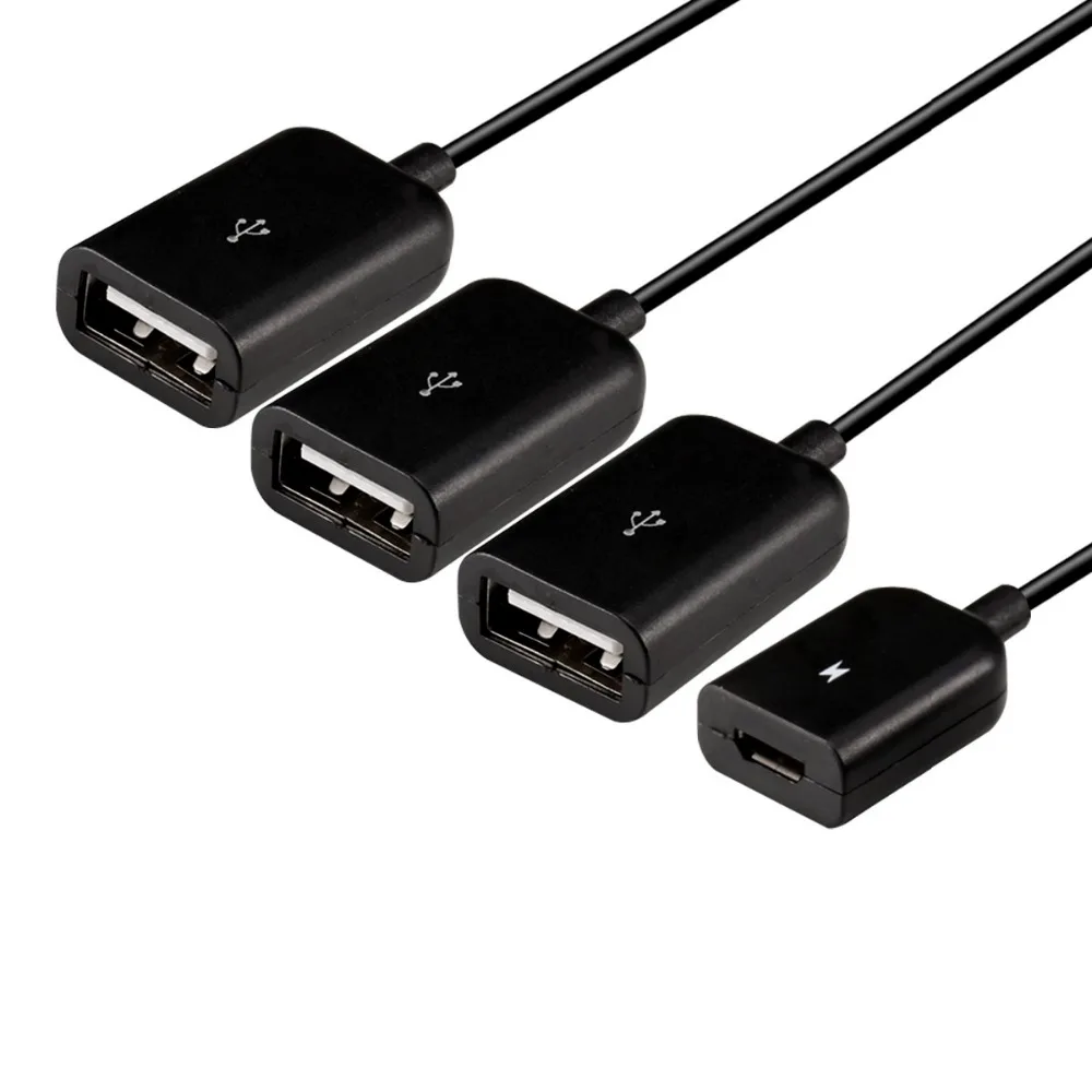 Micro USB OTG Зарядка 3 2 0 порт 1 зарядный концентратор кабель Android Мобильный планшет