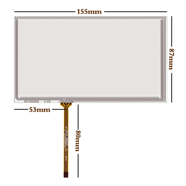 

Новый 6,2 дюймовый сенсорный экран HSD062IDW1 155*87 экран автомобильный DVD-навигатор общий экран