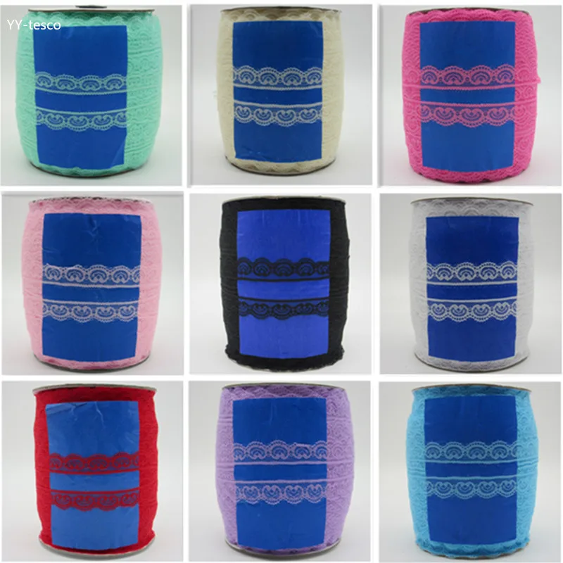 Wholesale 400 Yards/Roll Lace Ribbon Tape 22MM Trim Handicrafts Embroidered Net Cord For Sewing Decoration african lace fabric
Wholesale 400 Yards/Roll Lace Ribbon Tape 22MM Trim Handicrafts Embroidered Net Cord For Sewing Decoration african lace fabric