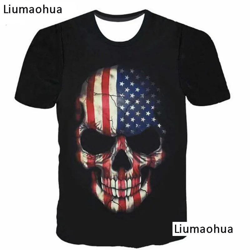 Liumaohua новый бренд под давлением США с принтом черепа 3D футболка мужские и женские футболки с коротким рукавом Повседневная летняя обувь в ст...
Liumaohua новый бренд под давлением США с принтом черепа 3D футболка мужские и женские футболки с коротким рукавом Повседневная летняя обувь в ст...