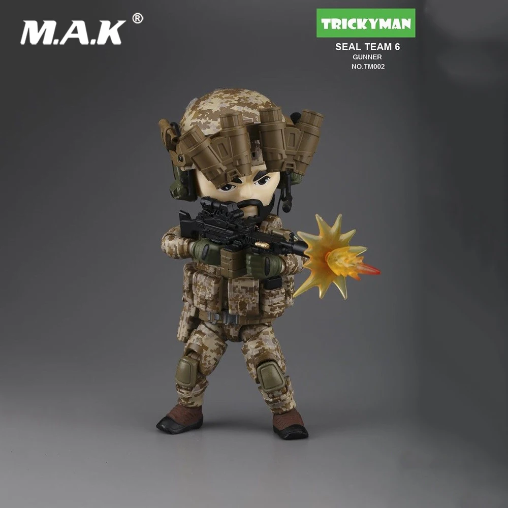 Коллекционная мини-фигурка 13 см, 5 дюймов, военная экшн-фигурка TRICKYMAN Seal Team 6 Series Gunner TM002, модель, игрушки для фанатов, праздничные подарки
Коллекционная мини-фигурка 13 см, 5 дюймов, военная экшн-фигурка TRICKYMAN Seal Team 6 Series Gunner TM002, модель, игрушки для фанатов, праздничные подарки