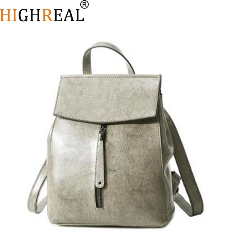 HIGHREAL Fashion Brand Women Backpack Genuine Leather Backpacks For Girls Real Cowhide Leather Backpacks Mochila Feminina J55
HIGHREAL Fashion Brand Women Backpack Genuine Leather Backpacks For Girls Real Cowhide Leather Backpacks Mochila Feminina J55