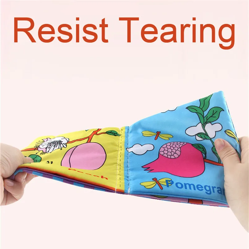 Baby book Cloth Book Baby Soft Activity Book Nontoxic Resist Tearing Early Educational Toy libros infantiles #4M27
Baby book Cloth Book Baby Soft Activity Book Nontoxic Resist Tearing Early Educational Toy libros infantiles #4M27