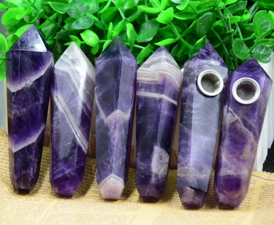 10cm free delivery!Natural dream amethyst pipe healing. Wedding gift. Daily necessities
10cm free delivery!Natural dream amethyst pipe healing. Wedding gift. Daily necessities
