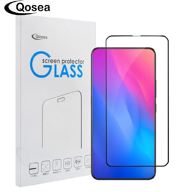 Qosea для Vivo V15 Pro Экран протектор ультра-тонкая прозрачная Взрывозащищенная