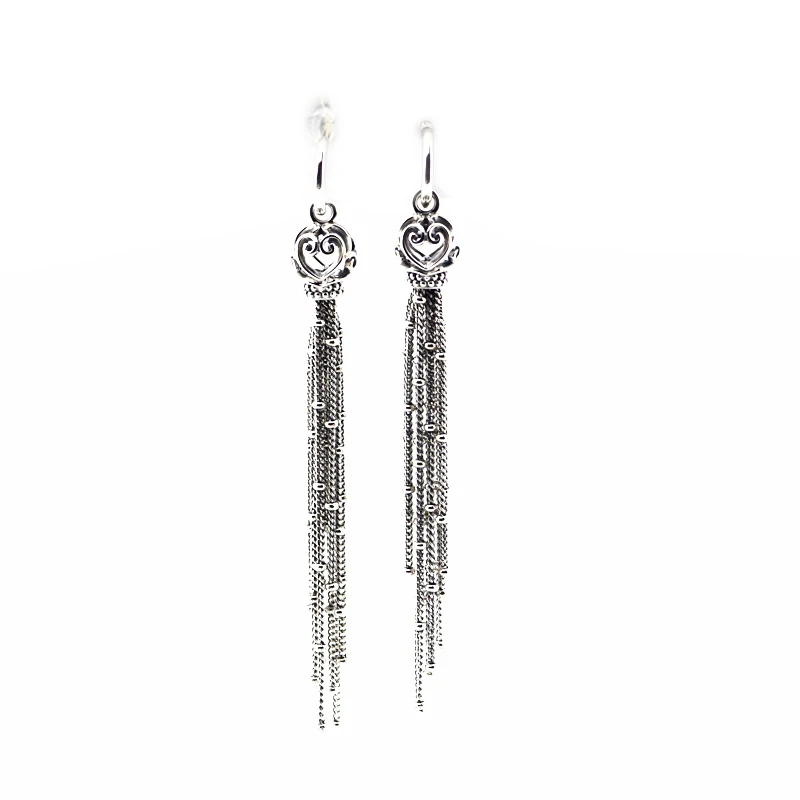 Enchanted Tassels Drop Earring 925 Sterling Silver Wedding Dangle Earings Women Girls Fine Jewelry Trendy S925 Earings Brincos
Enchanted Tassels Drop Earring 925 Sterling Silver Wedding Dangle Earings Women Girls Fine Jewelry Trendy S925 Earings Brincos
