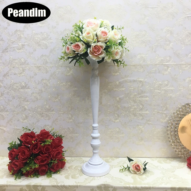 PEANDIM 10pcs White Gold Flower Vase Wedding Centerpieces Vase Metal Candle Holder Candlestick Party Road Lead Home Decoration
PEANDIM 10pcs White Gold Flower Vase Wedding Centerpieces Vase Metal Candle Holder Candlestick Party Road Lead Home Decoration