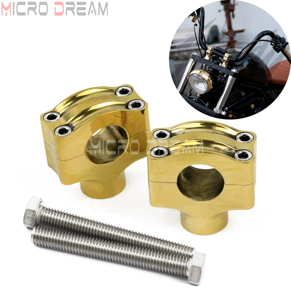 Brass Motorcycle 1" & 25.4mm Reto Handlebar Risers for Harley Chopper Softail Dyna Bobber Custom Sportster XL Cafe Racer
Brass Motorcycle 1" & 25.4mm Reto Handlebar Risers for Harley Chopper Softail Dyna Bobber Custom Sportster XL Cafe Racer