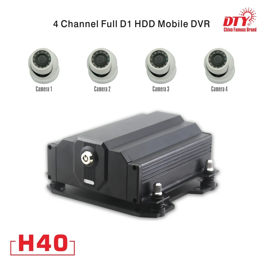 4ch сети 3G 4 г MDVR DVR видеомагнитофон системы h40 + камеры 7' ЖК дисплей монитор)|dvr 4|dvr
