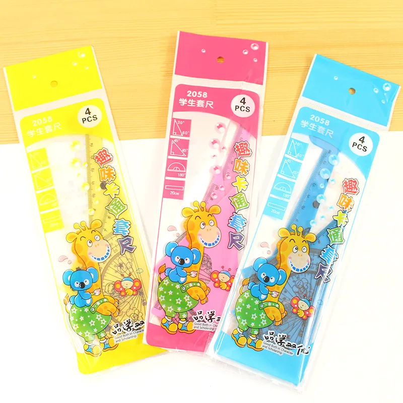 48Pcs/lot Kawaii Animal Ruler Set Cartoon Protractor Multifunction Rulers School Supplies Party Favor For Kids
48Pcs/lot Kawaii Animal Ruler Set Cartoon Protractor Multifunction Rulers School Supplies Party Favor For Kids