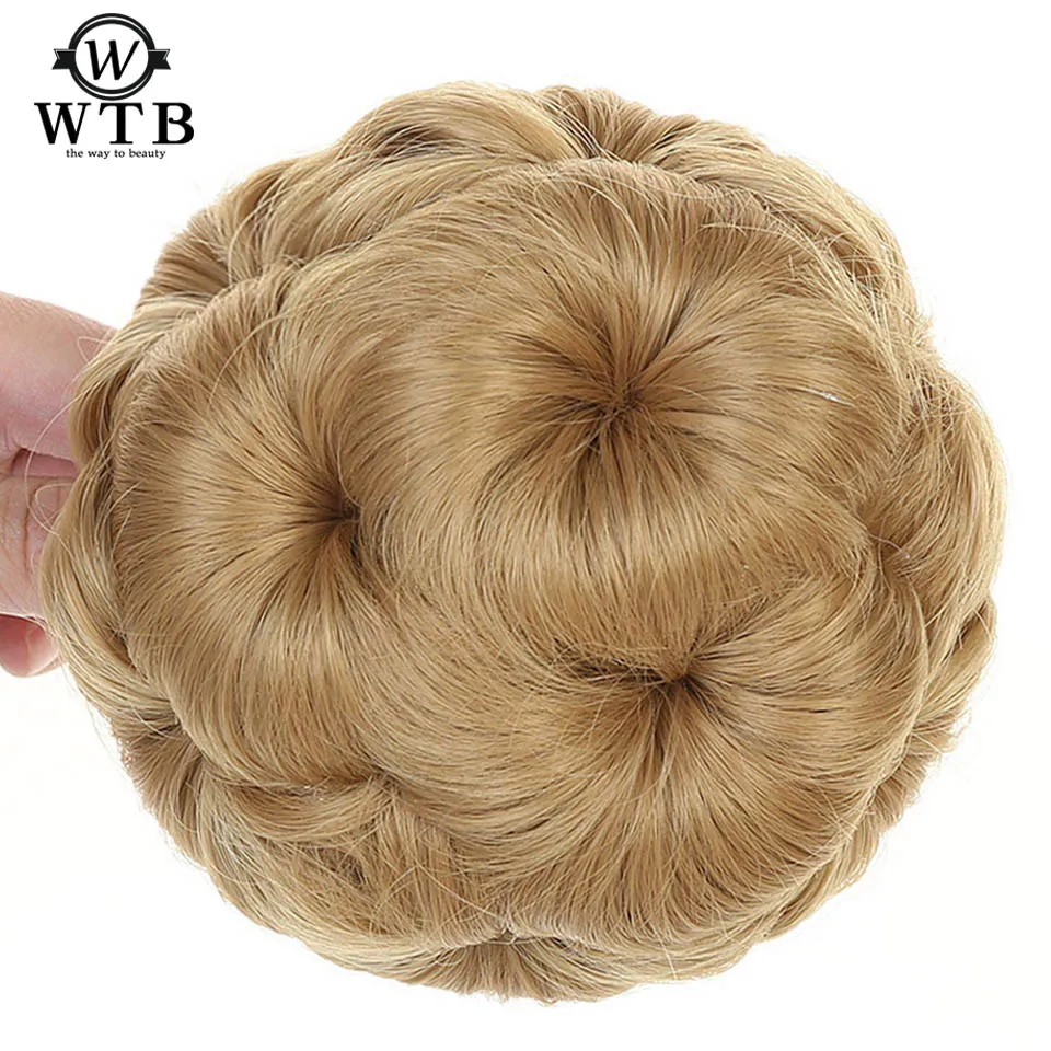 WTB женские эластичные искусственные волосы для наращивания на заколках