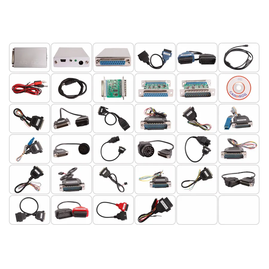 2017 Carprog Full V10.05 with 21 Adapters: Airbag reset best & Dash, Immo, MCU/ECU
2017 Carprog Full V10.05 with 21 Adapters: Airbag reset best & Dash, Immo, MCU/ECU