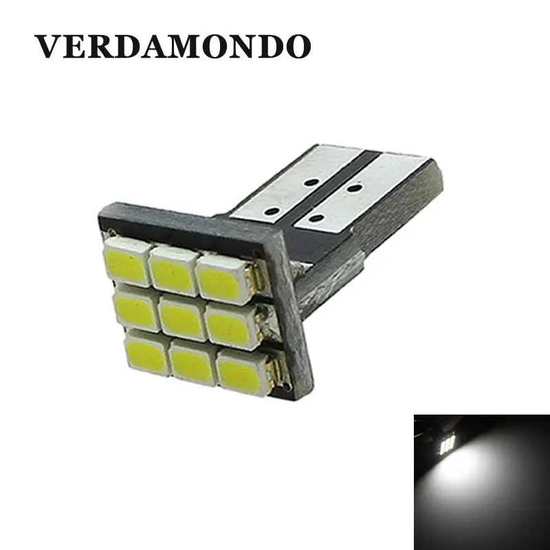 White T10 W5W 194 168 SMD 1206 3020 9 LED Car Mobile Marker Bulbs Interior Lamps Backup Clearance Lighting DC 12V Map Dome Side
White T10 W5W 194 168 SMD 1206 3020 9 LED Car Mobile Marker Bulbs Interior Lamps Backup Clearance Lighting DC 12V Map Dome Side