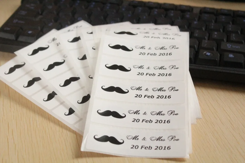 Personalized sticker Wedding Bubble bottle Label invitation sealsBaby shower 8*2.54cm Buck mustache you pick design
Personalized sticker Wedding Bubble bottle Label invitation sealsBaby shower 8*2.54cm Buck mustache you pick design