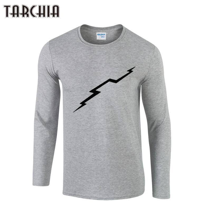 TARCHIA Male Basic Shirt Slim Plus Size Casual Cotton T Solid Color O Neck Long Sleeve T Shirts Men Lightning Print Tees Tops
TARCHIA Male Basic Shirt Slim Plus Size Casual Cotton T Solid Color O Neck Long Sleeve T Shirts Men Lightning Print Tees Tops