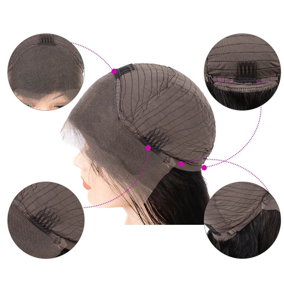 Lumiere волосы 13X4 бразильские кружевные передние человеческие парики Remy прямые Боб