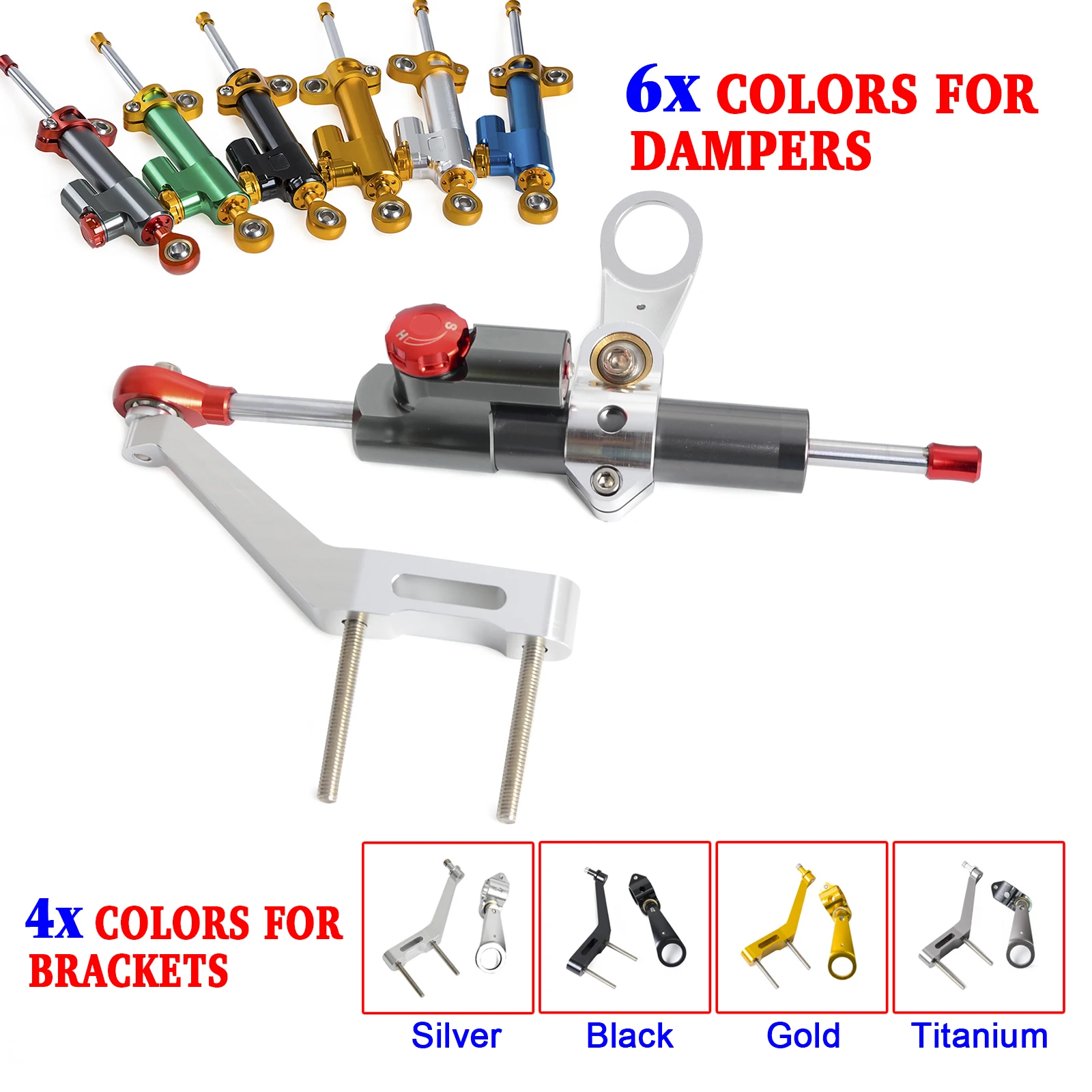 Стабилизатор рулевого демпфера CNC для мотоцикла Honda CBR954RR 2002 2003 CBR 954 RR 954RR|damper