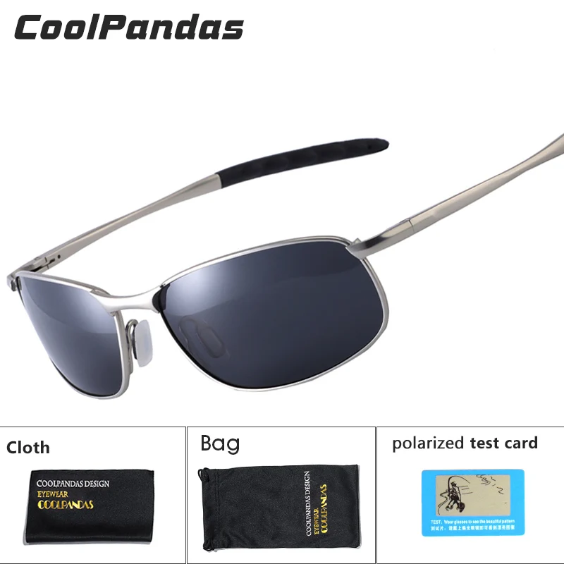 CoolPandas 2019 поляризованные солнцезащитные очки мужские брендовые дизайнерские