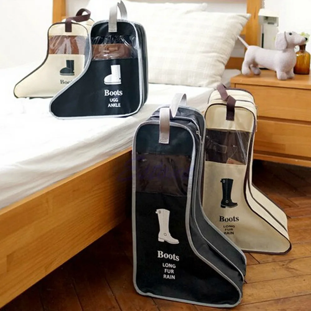 Long Riding Rain Ankle Boots Leather Shoes Storage Bag Organizer Case Travel Zipper bag for Boots Black Beige Visible Shoes Bag
Long Riding Rain Ankle Boots Leather Shoes Storage Bag Organizer Case Travel Zipper bag for Boots Black Beige Visible Shoes Bag