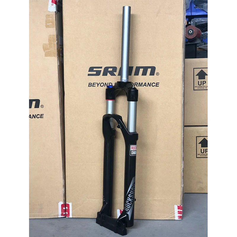 2018 SRAM ROCKSHOX RECON GOLD RL 27 5 Solo Air 9 мм QR 100 1 1/8 прямой Ручная Блокировка глянцевый черный MTB