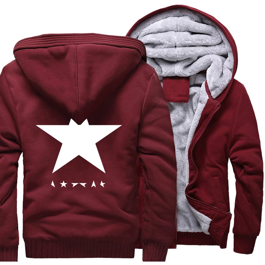 Sweatshirts Men 2019 Winter Fleece Thick Hoodies David Bowie Heroes Black Star Print Men's Sportswear Hoody Harajuku Sweatshirt
Sweatshirts Men 2019 Winter Fleece Thick Hoodies David Bowie Heroes Black Star Print Men's Sportswear Hoody Harajuku Sweatshirt