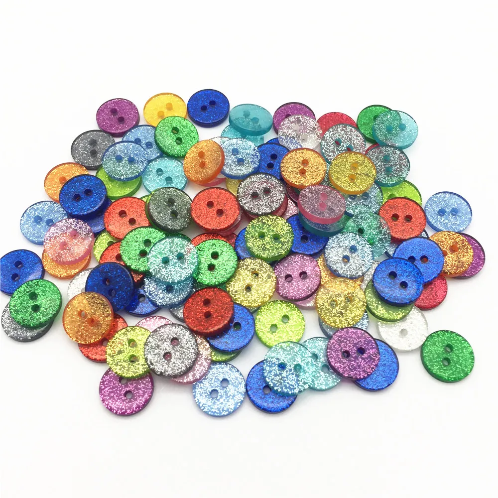 500pcs 13mm Mixed Glitter Sparkle Buttons Resin Round 2 Holes Dress Button Sewing Embellishments Scrapbooking Crafts
500pcs 13mm Mixed Glitter Sparkle Buttons Resin Round 2 Holes Dress Button Sewing Embellishments Scrapbooking Crafts