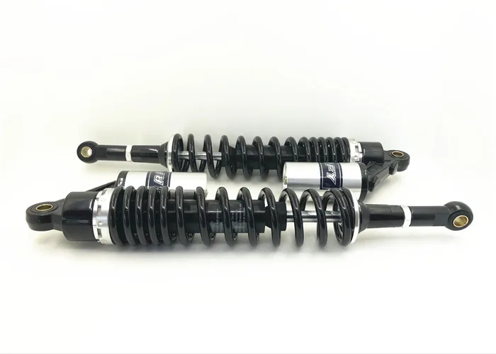 

New 420mm 430mm 440mm Motorcycle 8mm Spring Shock Absorber for Honda Suzuki Yamaha Kawasaki ATV Black + white