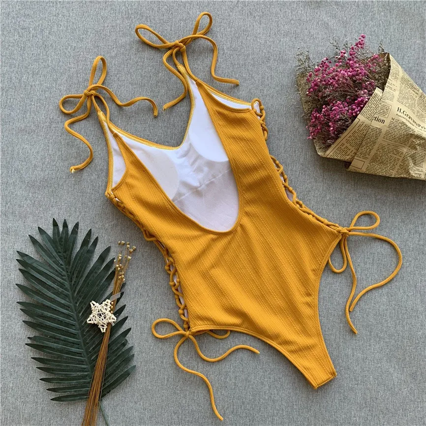 2019 Women Swimwear Sexy New Fashion Hot Casual Women One-Piece Strappy Solid Backless Swimwear Beachwea 35
2019 Women Swimwear Sexy New Fashion Hot Casual Women One-Piece Strappy Solid Backless Swimwear Beachwea 35
