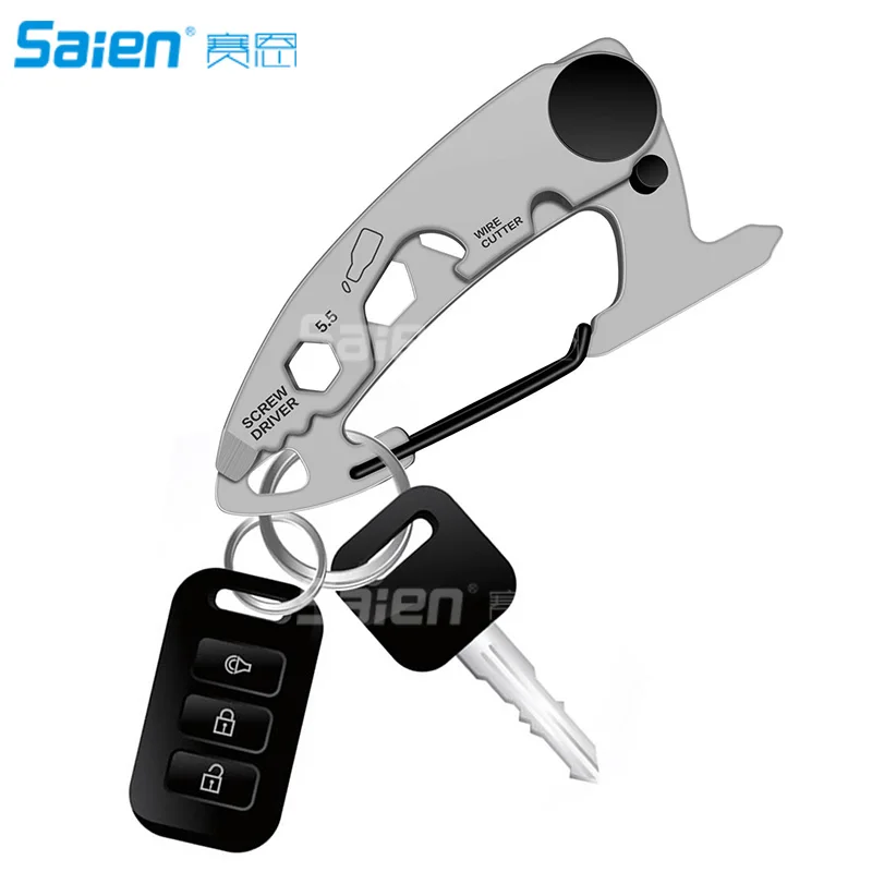 420 stainless steel Survival Para-biner Multitool Winch for Camping Hiking survival Travel backpacking Outdoor Sports
420 stainless steel Survival Para-biner Multitool Winch for Camping Hiking survival Travel backpacking Outdoor Sports