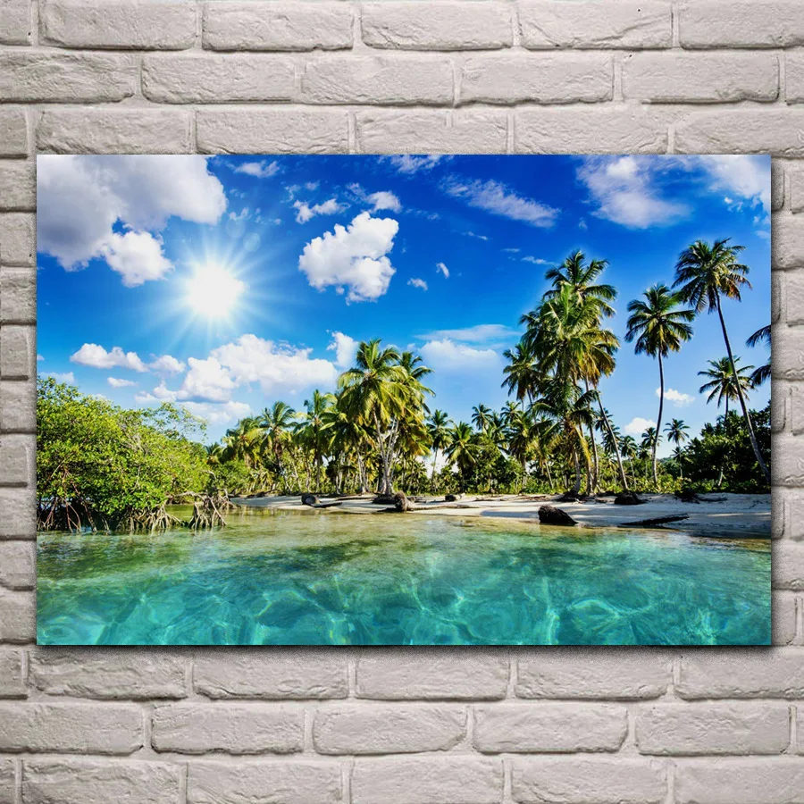 sea tropical trees beach nature landscape posters on the wall picture home living room decoration for bedroom KA186
sea tropical trees beach nature landscape posters on the wall picture home living room decoration for bedroom KA186